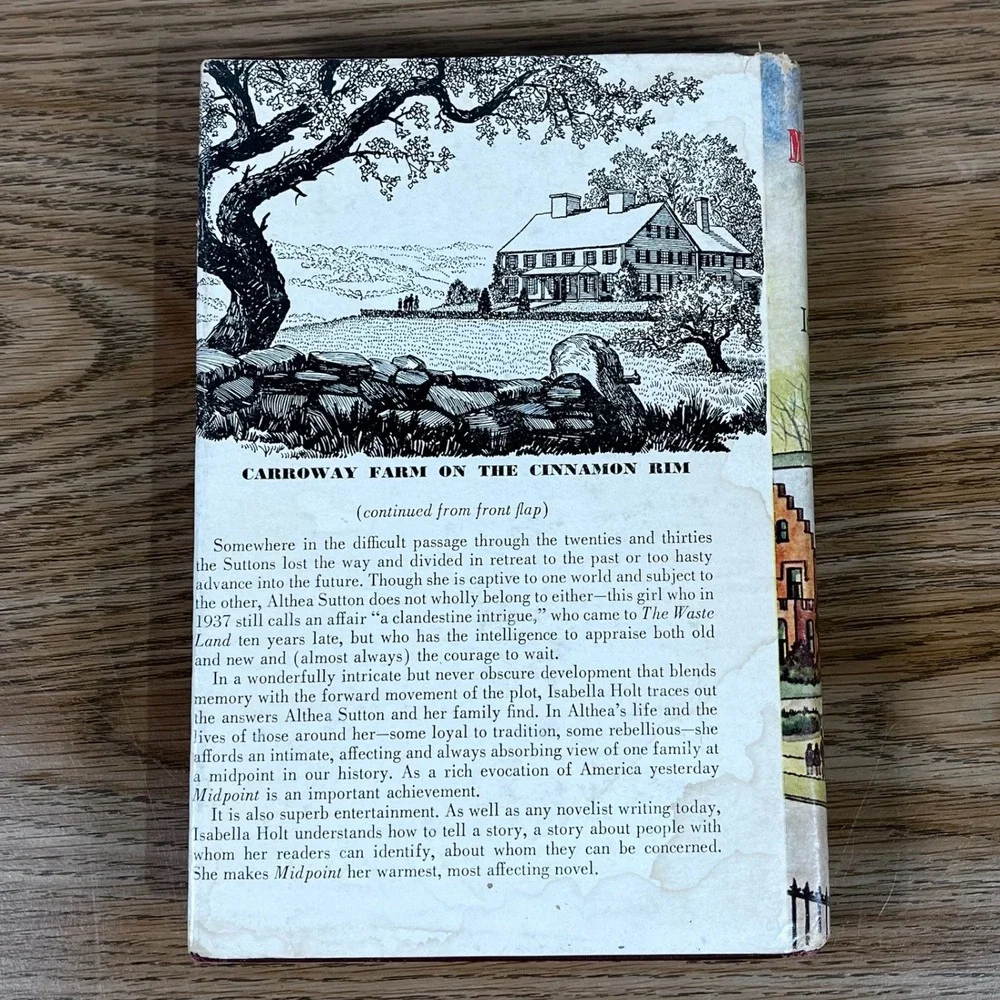 Midpoint A Novel by Isabella Holt 1948 First Edition Book Vintage‎ Fiction